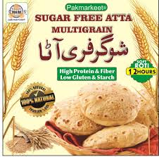 Sugar Free Atta  Sehatmand Zindagi ke Liye 100% Natural Choice 2 kg bag